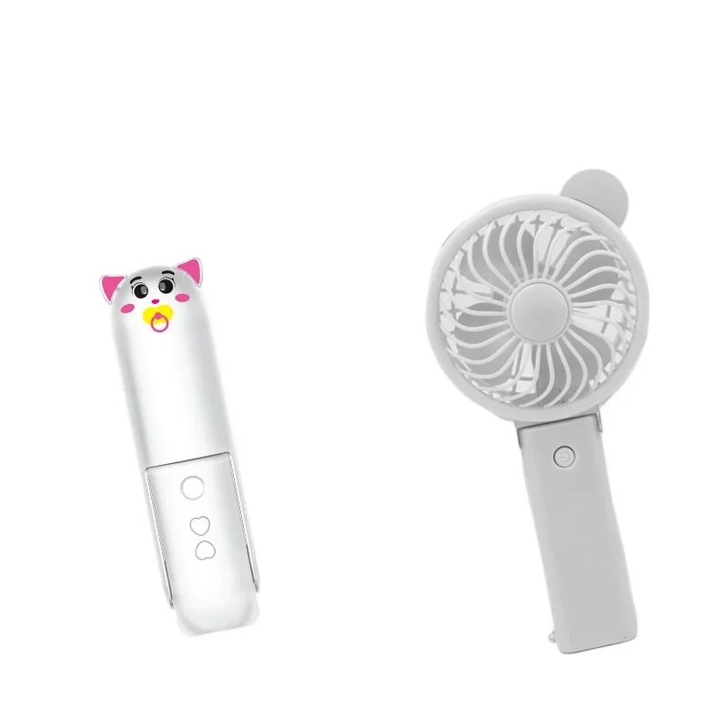 

New USB charging convenient fan, stacked spray humidification handheld mini fan