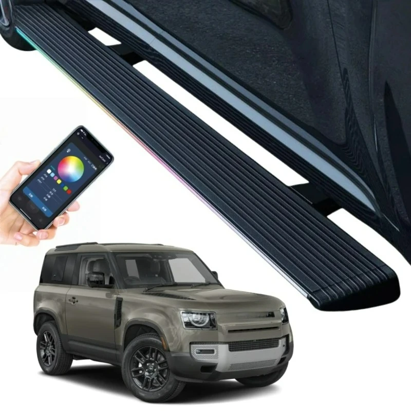 

Factory Direct Sales ForLand Rover Defender 90 with LED Retractable Electric Foot Pedal