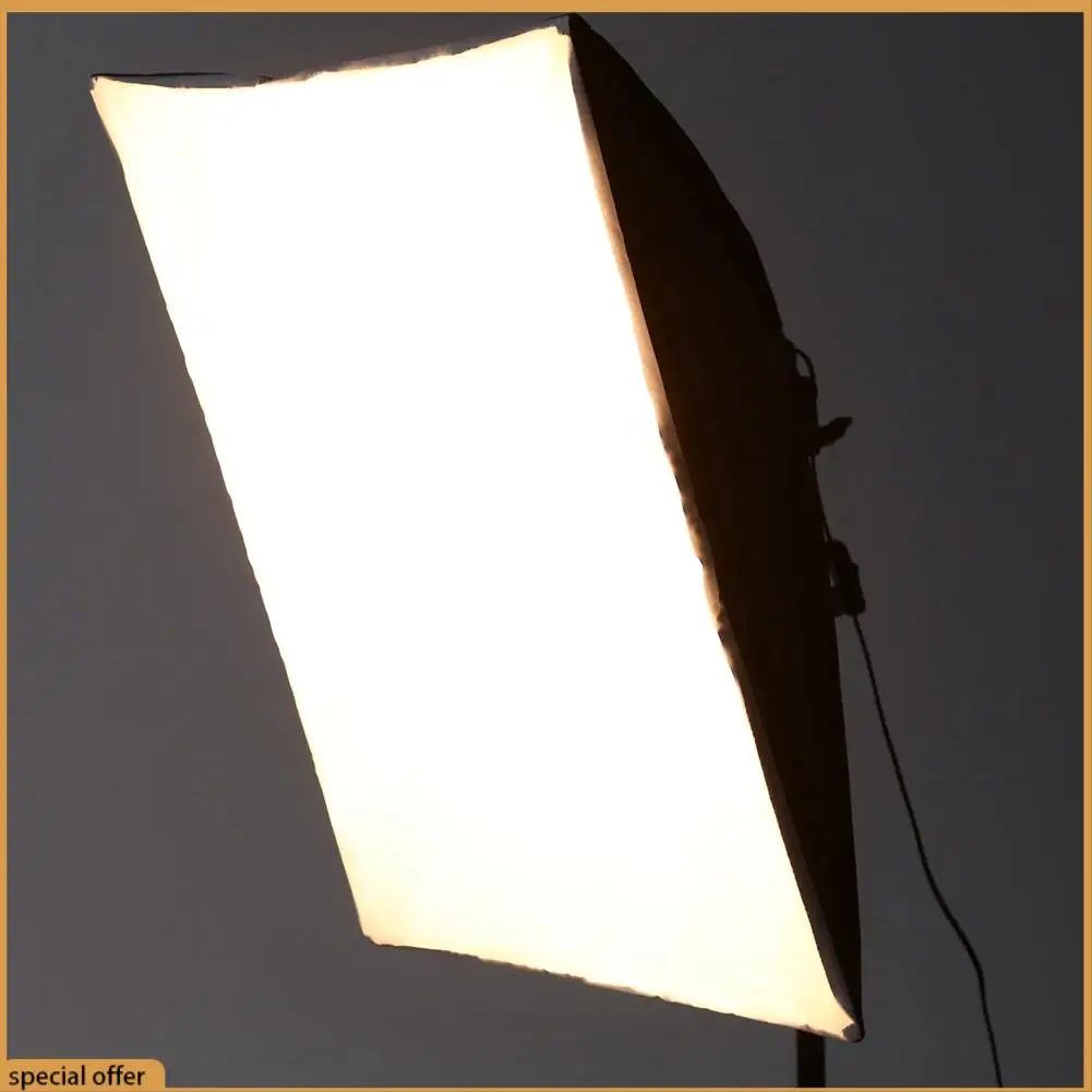 A68Z 2 pièces 50X70Cm Photo vidéo Studio éclairage continu Softbox E27 support boîte souple