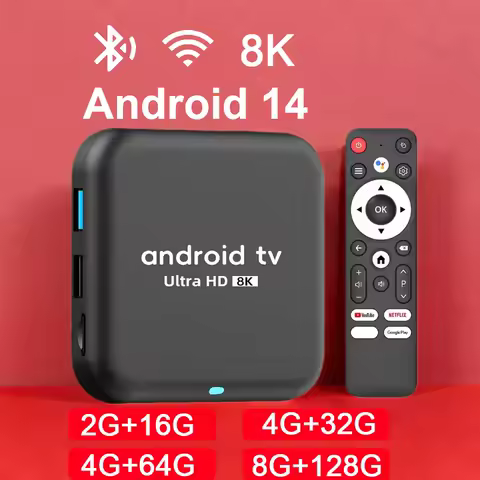 New Model TV Box Q18 Android 14 RK3518 HD 4K 8K 2.4G&amp;5G Dual Wifi6 Support Google Voice Assistant 16G 32G 64G 128G Media Player