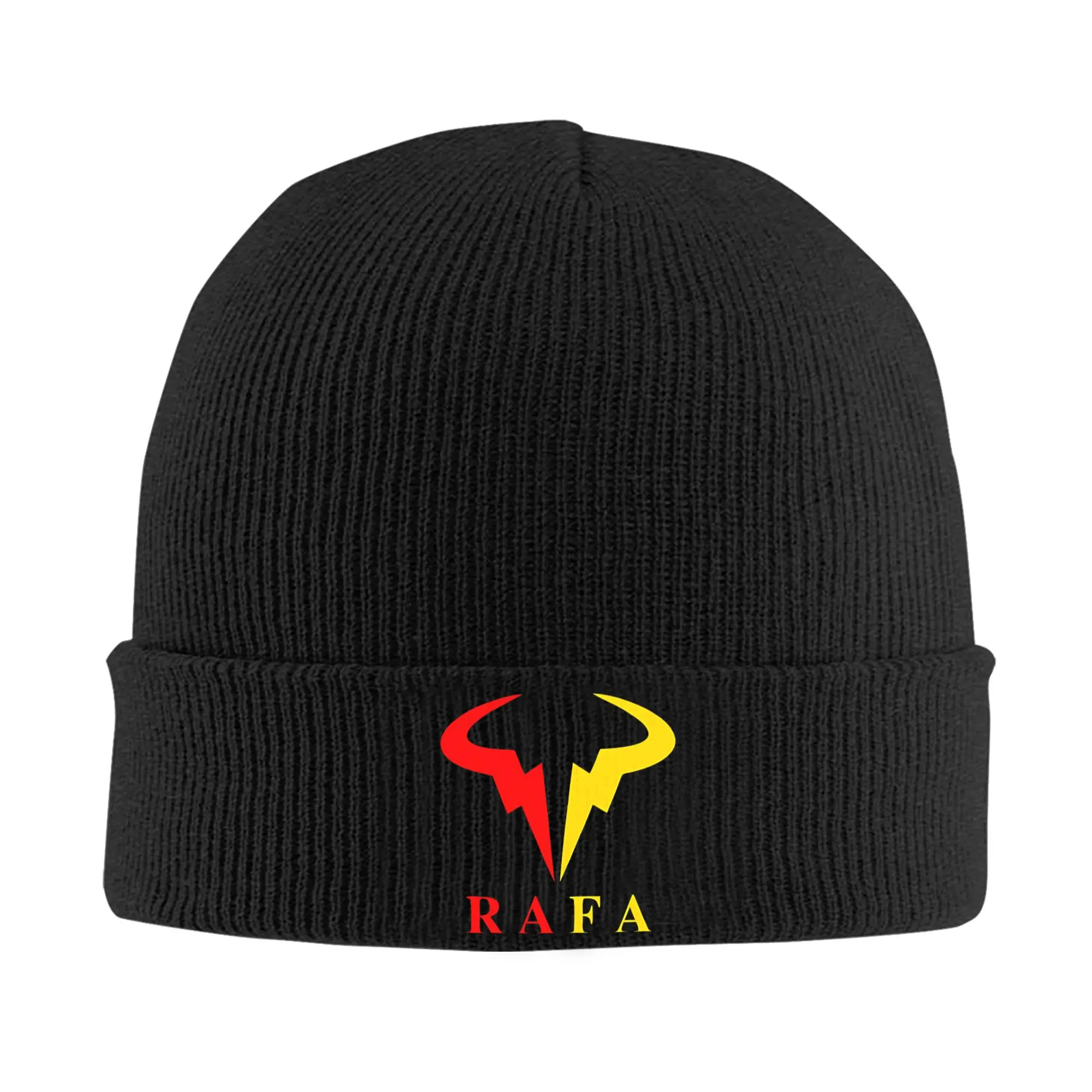 

Rafa Knit Hat Retro Caps Men Women Outdoor Sport Beanie Hats Autumn Graphic Thermal Elastic Bonnet Hats