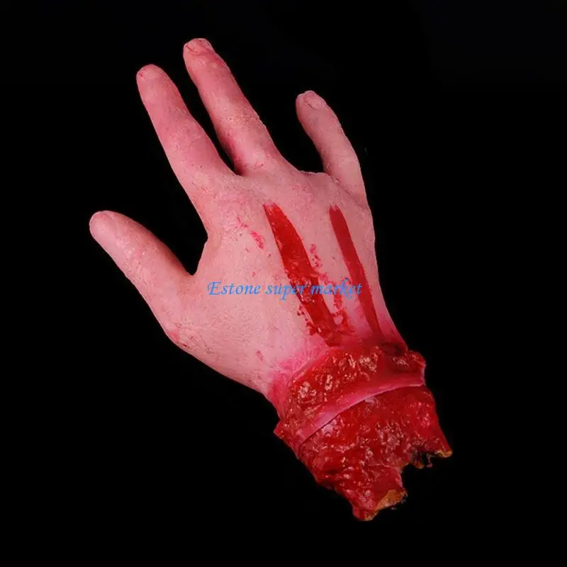 090B High Quality Plastic Made Halloween Bleeding Hand Supplies Kids Party Favor