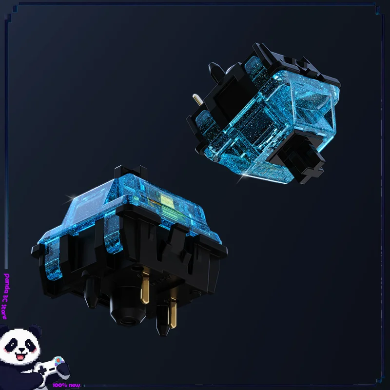 

Переключатели Nooir-N, двухдорожечная структура, Hi-Fi линейный переключатель, аксессуары для механической клавиатуры по индивидуальному заказу, смазанные фабрикой Been