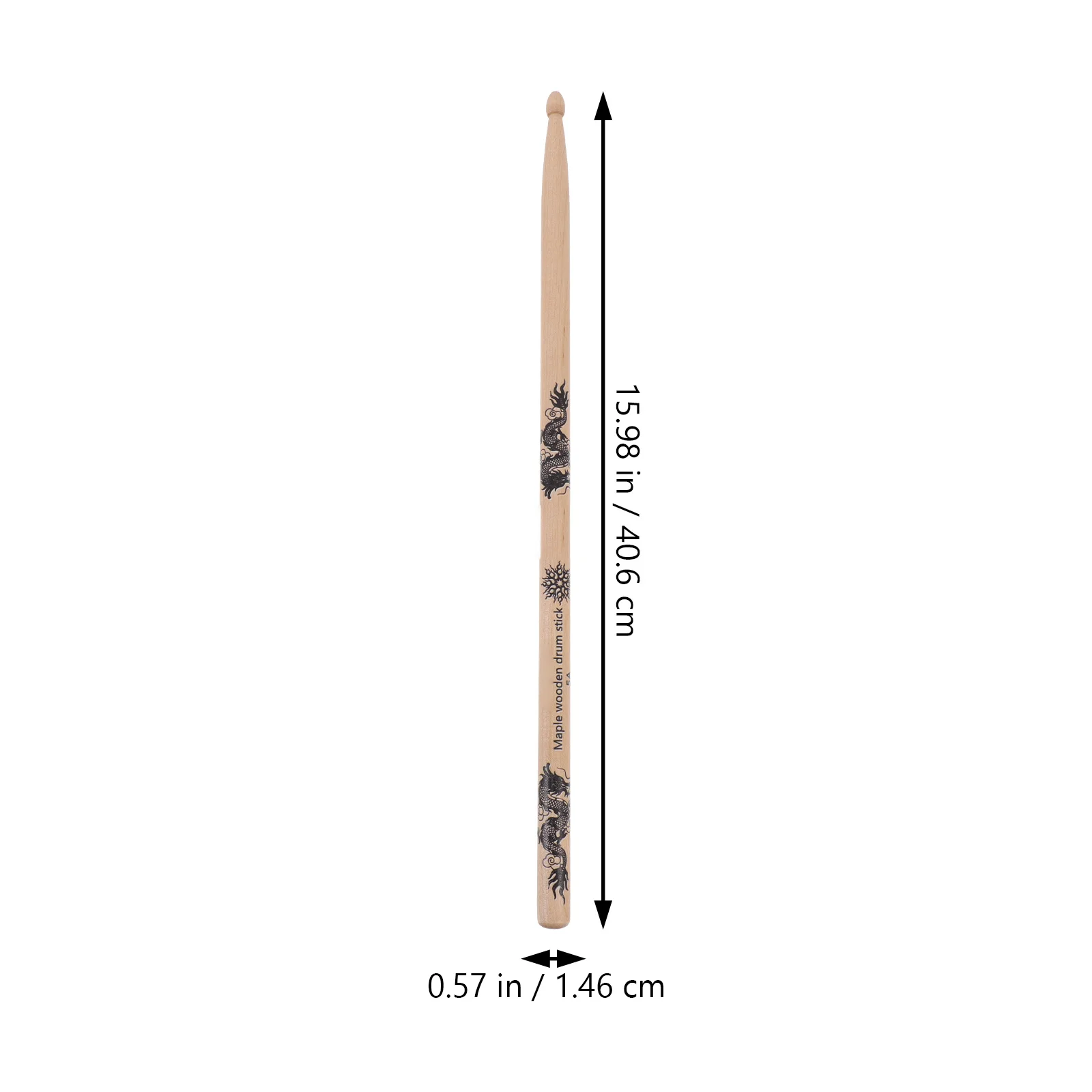 

2 Pcs Drumstick Professional Drumsticks Wood Percussion Instrument Practicing Wooden Practical Simple