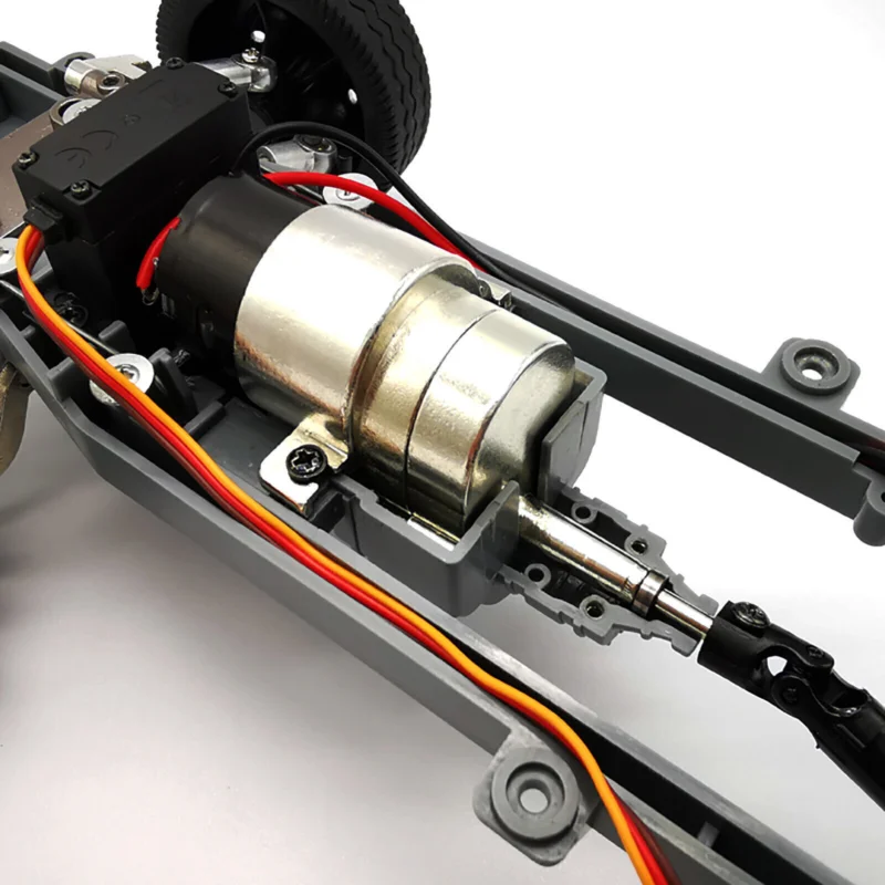 New Gearbox Gear   370 Brushed Motor Set for WPL D12 R554 RC Racing Drift Car