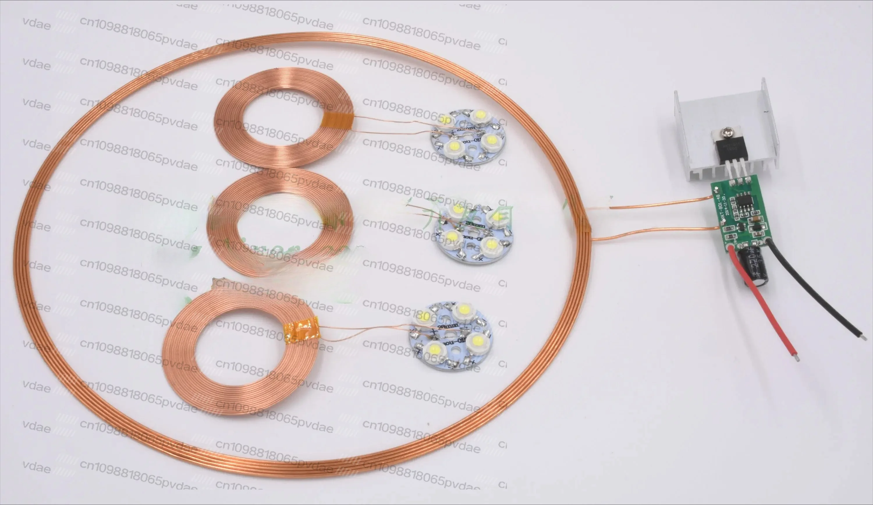 300mm One-to-many Wireless Power Supply Module Wireless Charging Module Wireless Power Transmission Module