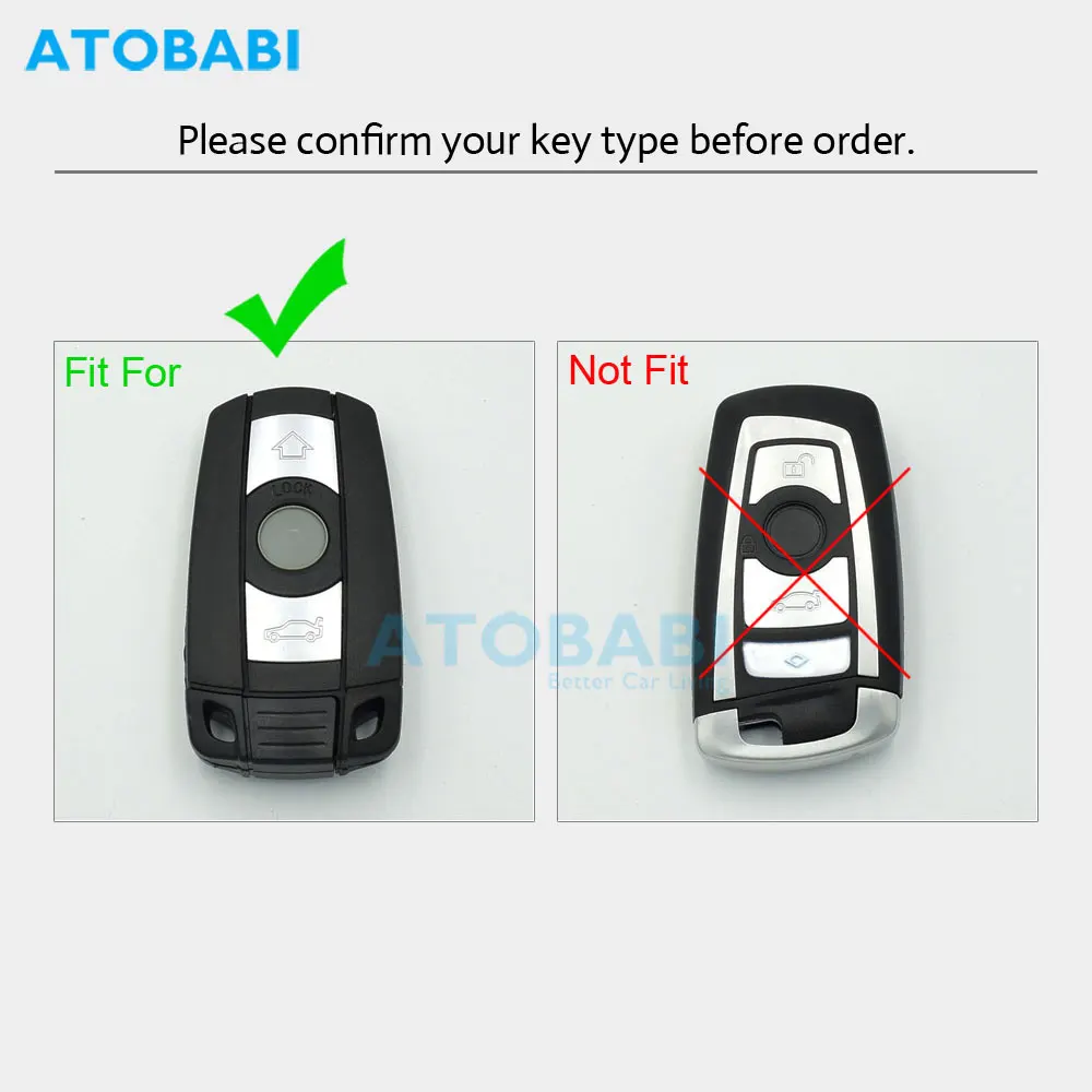 Leather Car Key Cover Remote Fobs Case Skin Auto Accessory For BMW E90 E91 E92 E93 E60 E61 E63 E64 E70 E71 3 5 6 Series X5 X6 Z4