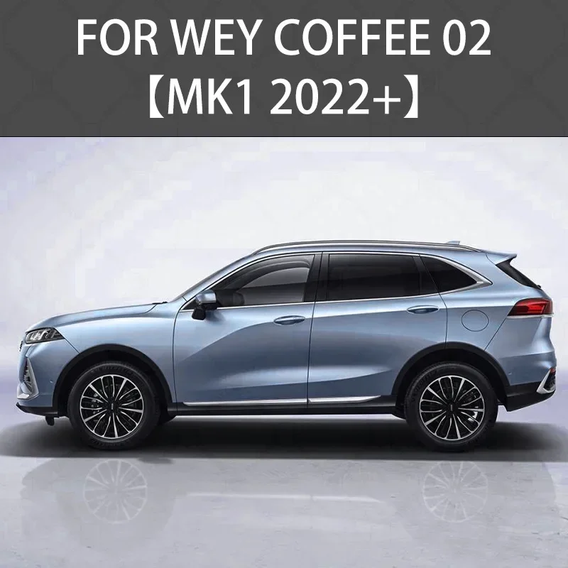 Fit for Wey Coffee 02 2022+ Window visor Car Sun Rain Guard Vent Shade Deflector Wind Weathershield Moulding Trim