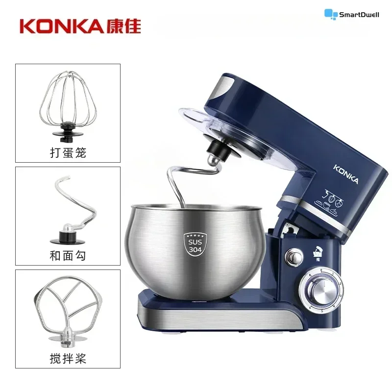 Desktop electric egg beater. Fully automatic multi-function chef machine. Egg white cream machine. Stirring.