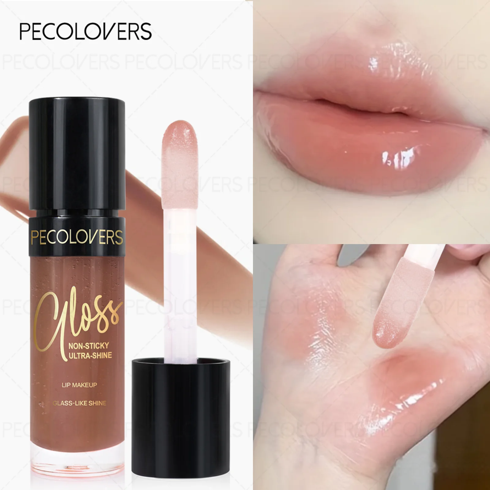 Olio per labbra idratante lucidalabbra, idratazione labbra a lunga durata, olio per labbra lucido, balsamo per labbra colorato, cosmetici per labbra