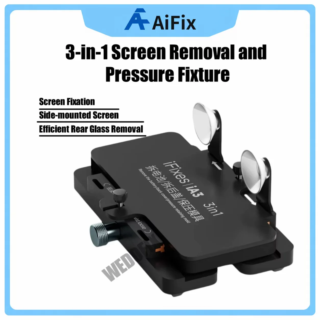 IFixes IA3 Screen Removal and Pressure Fixture Back Rear Glass Holder for Screen LCD Repair