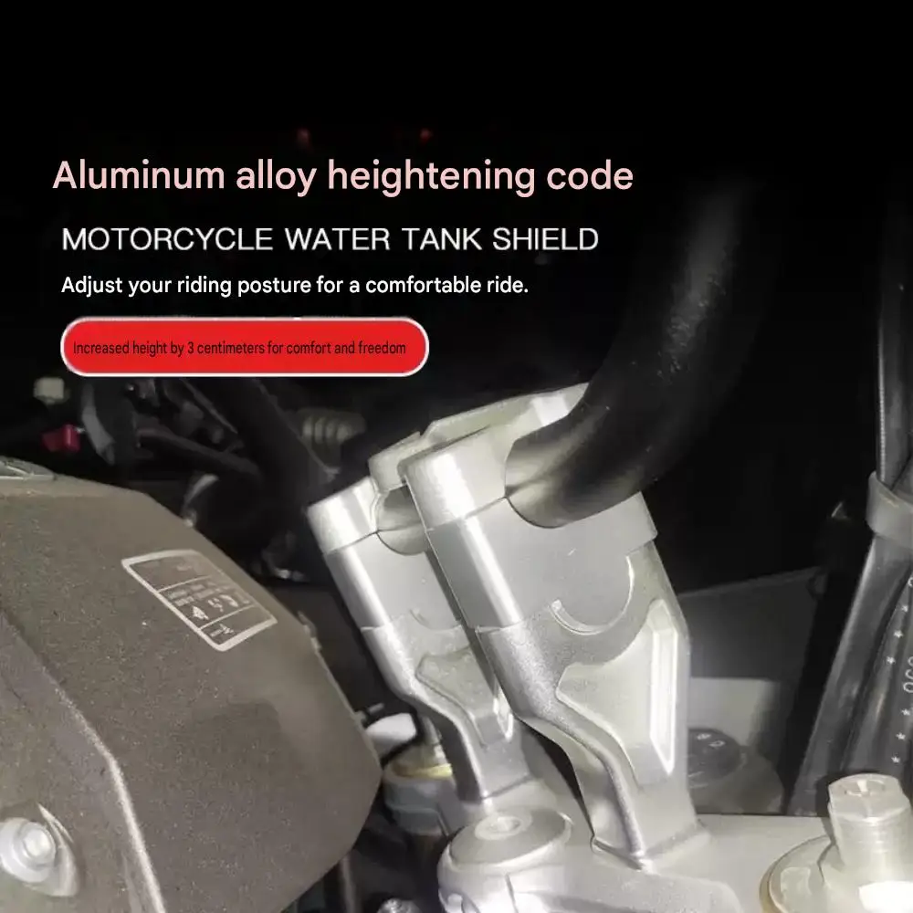 Compatible with ZONTES 125C modified handlebars, extend handlebar height by 3cm, KD150C handlebar riser accessory.
