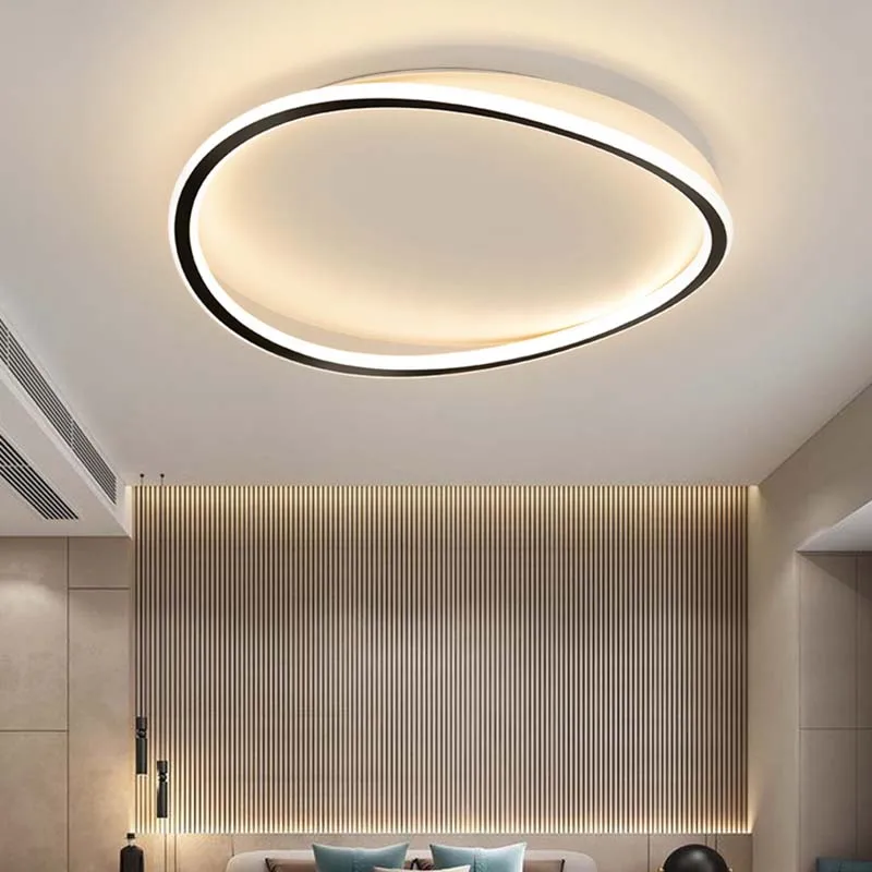 Plafonnier LED au design moderne, luminaire décoratif d'intérieur, idéal pour un salon, une salle à manger, une chambre d'enfant ou un hall d'étude