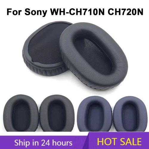 Almohadillas de repuesto Sony WH-CH700N para auriculares Bluetooth CH710N MDR-ZX770 ZX780 10R, pieza de reparación de almohadillas para los oídos