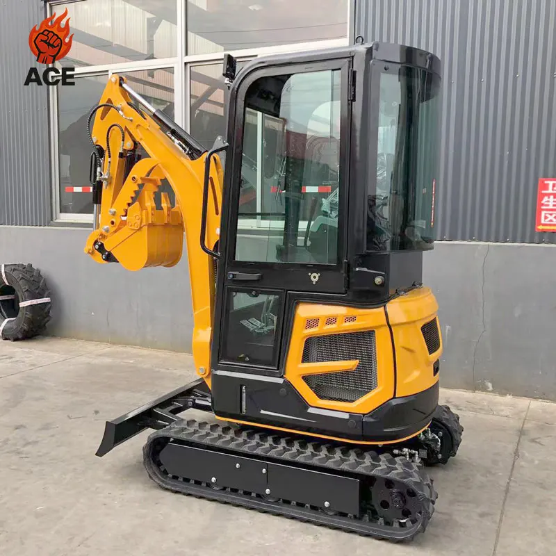 Free Shipping Excavators Manufacturer Epa Kubota  2 Ton 1 Ton Farm Use Small Digger Crawler Mini Excavator For customized