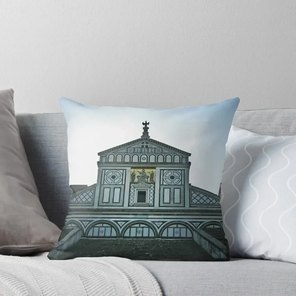 

Basilica di San Miniato al Monte Throw Pillow Luxury Sofa Cushions Pillow Covers Decorative Christmas Pillowcase pillow