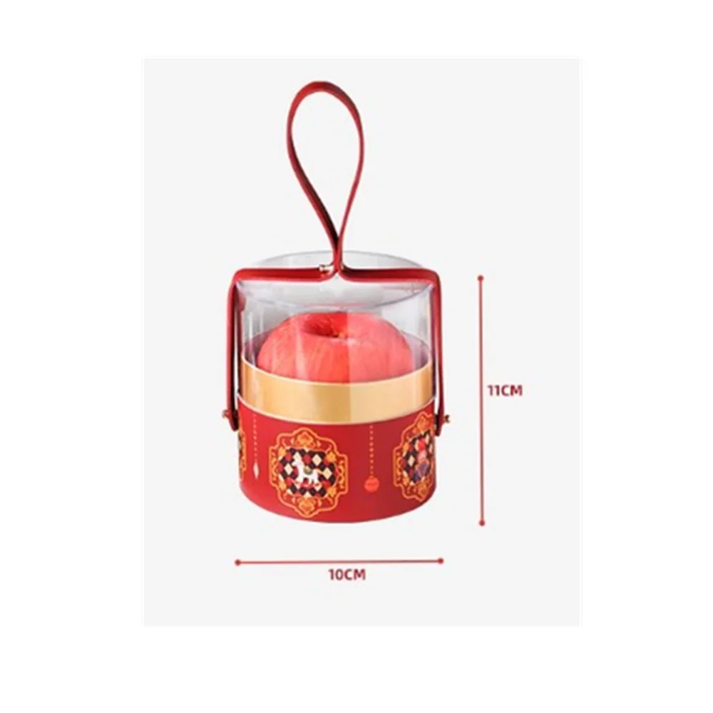 Christmas Decoration Packaging Box Portable Bucket For Xmas Peaceful Fruit Gift Boxes Handy Companion Festival Party Supplies