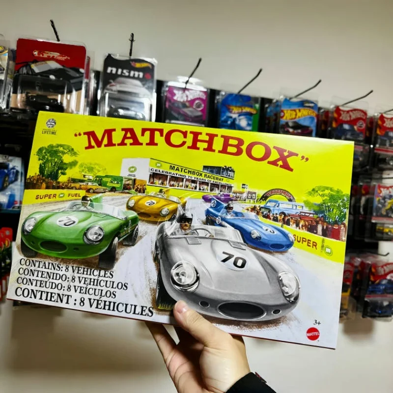 

Hot Sale Matchbox 70th Anniversary Collection Hpc03 Collector'S Series Gift Box Alloy Car Children'S Toy Set Kids Holiday Gifts