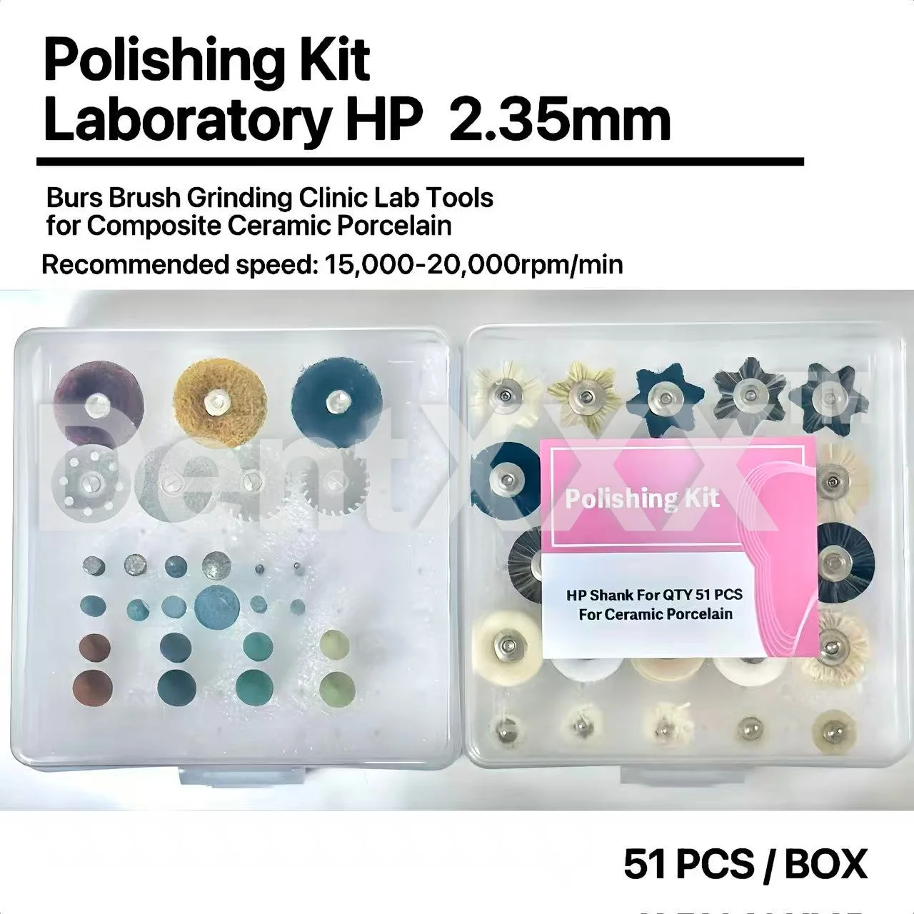 

51Pcs Multi-Function Laboratory Polishing Kit Grinding Heads Wheels Brushes Set For Finishing Tools