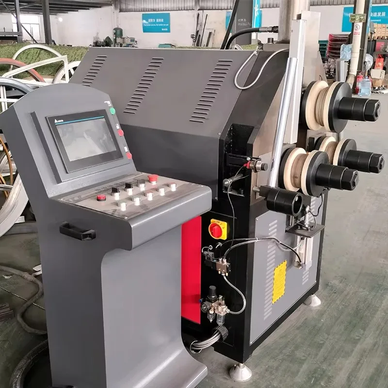 CNC Vertical Profile Section Metal Angle Roll Bending Machine square Tubing Roll Bender（deposit）