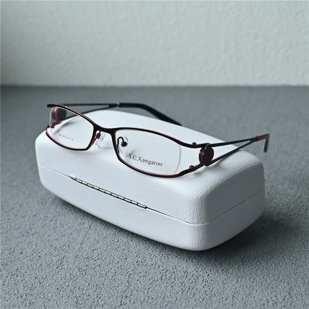 Cubojue Women Eyeglasses Frame Men Female Glasses Spectacles for Prescription Black Blue Pink Red Elegant Lady Eyewear