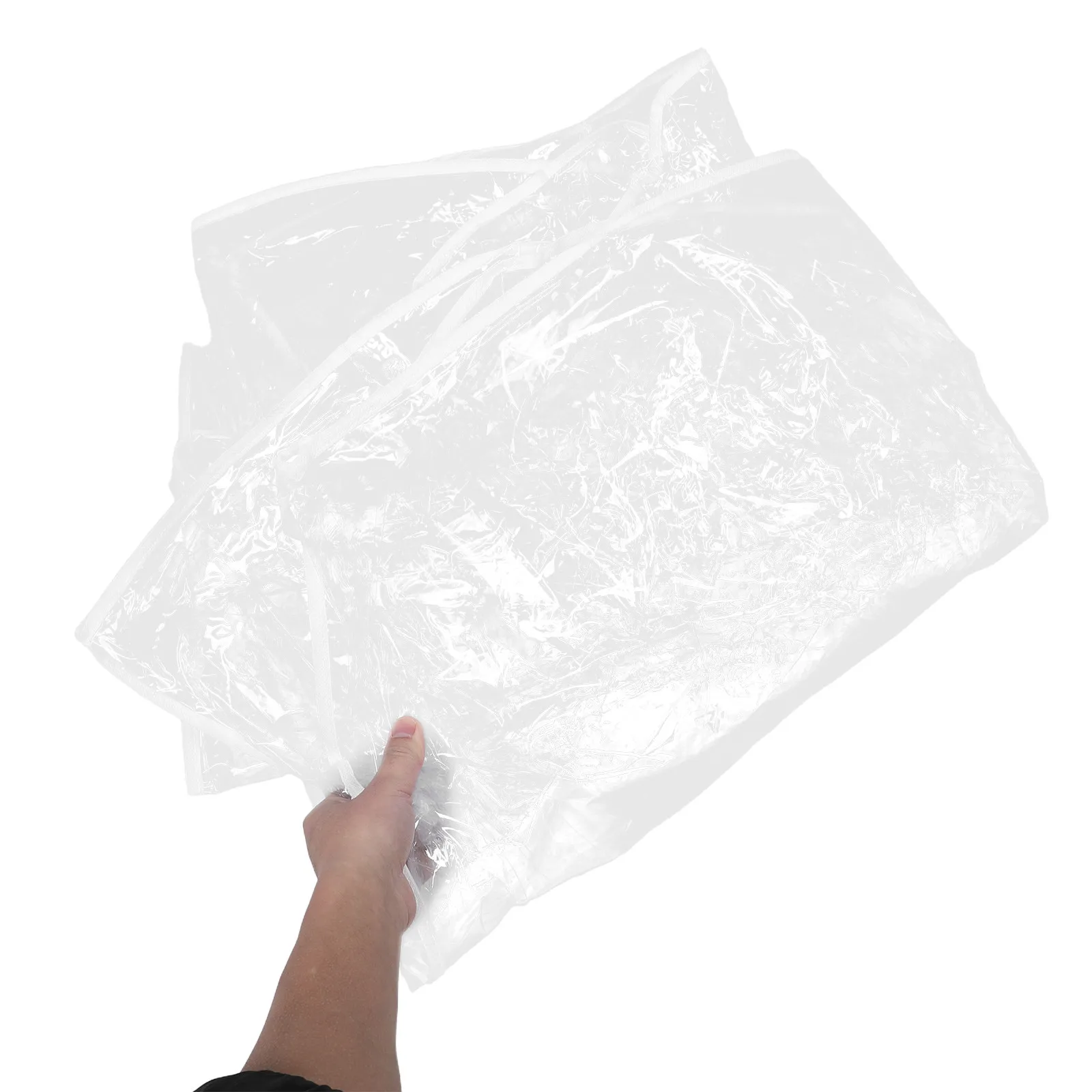 

Clear Heavy Duty PVC Couch Cover 243x102x105cm Waterproof Sofa Protector Anti-Scratch Vinyl Pet Proof Slipcover Moving Furniture