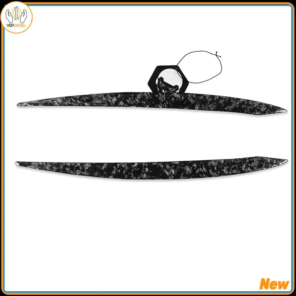 

Наклейка на переднюю фару из углеродного волокна для VW Golf 7 GTI GTD R MK7, наклейка на веки для бровей 2013-2018