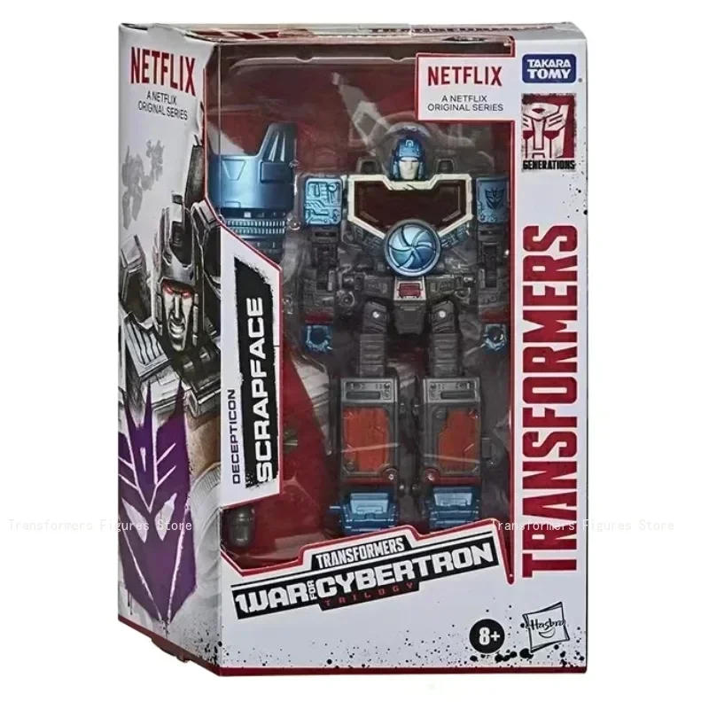 オリジナル在庫トランスフォーマー Netflix スクラップフェイス G1 映画フィギュアモデルアニメアクション変形ロボット玩具フェスティバル人気のギフト