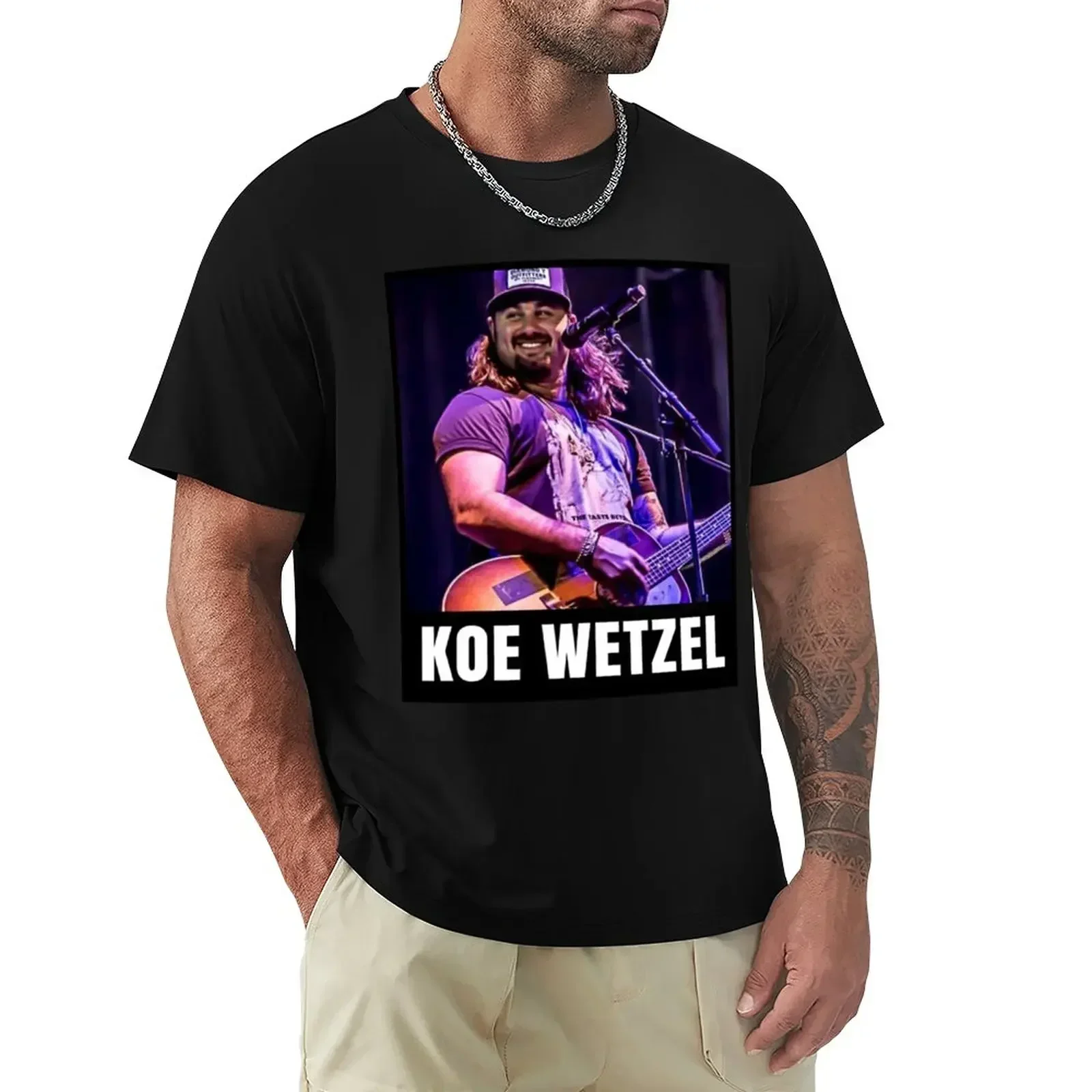 koe wetzel T-Shirt summer tops shirts graphic tees customs men clothings heavyweight Round Collar Outfits funny style tops 2024