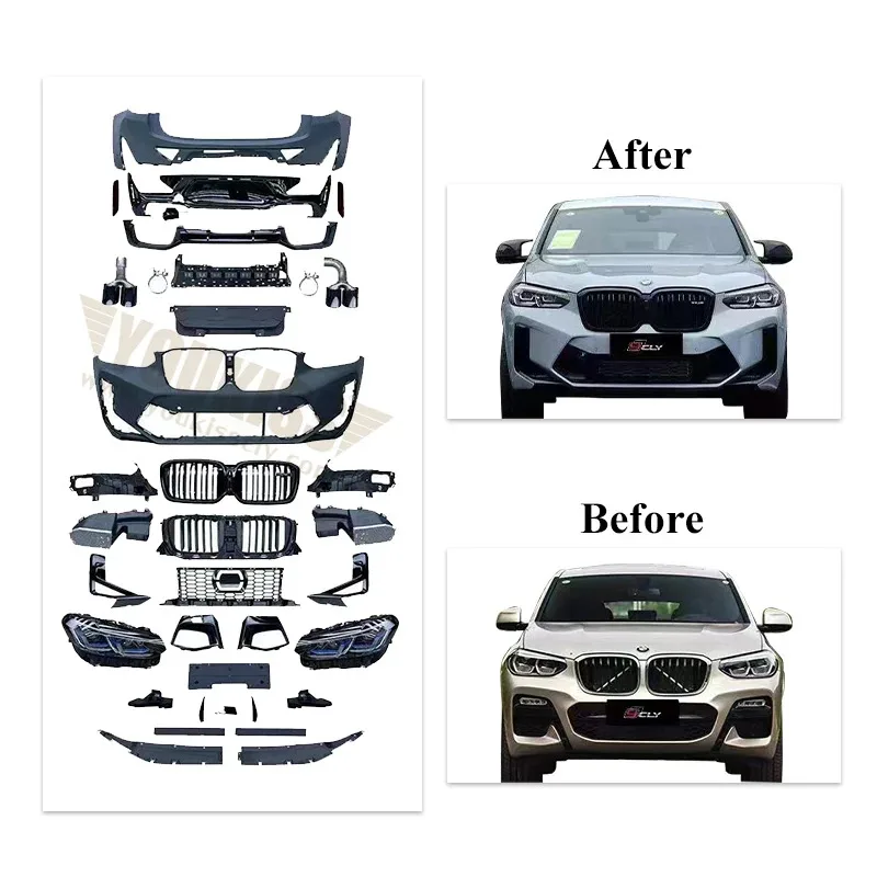

X4M LCI Upgrade Body Kit for s X4 18-21 G02 Facelift to 2024 X4M Body Parts