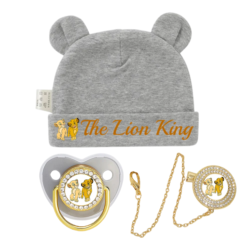 

Baby pacifier and clip cute newborn hat for babies Children's newborn pacifier Suitable for boys or girls For families trips