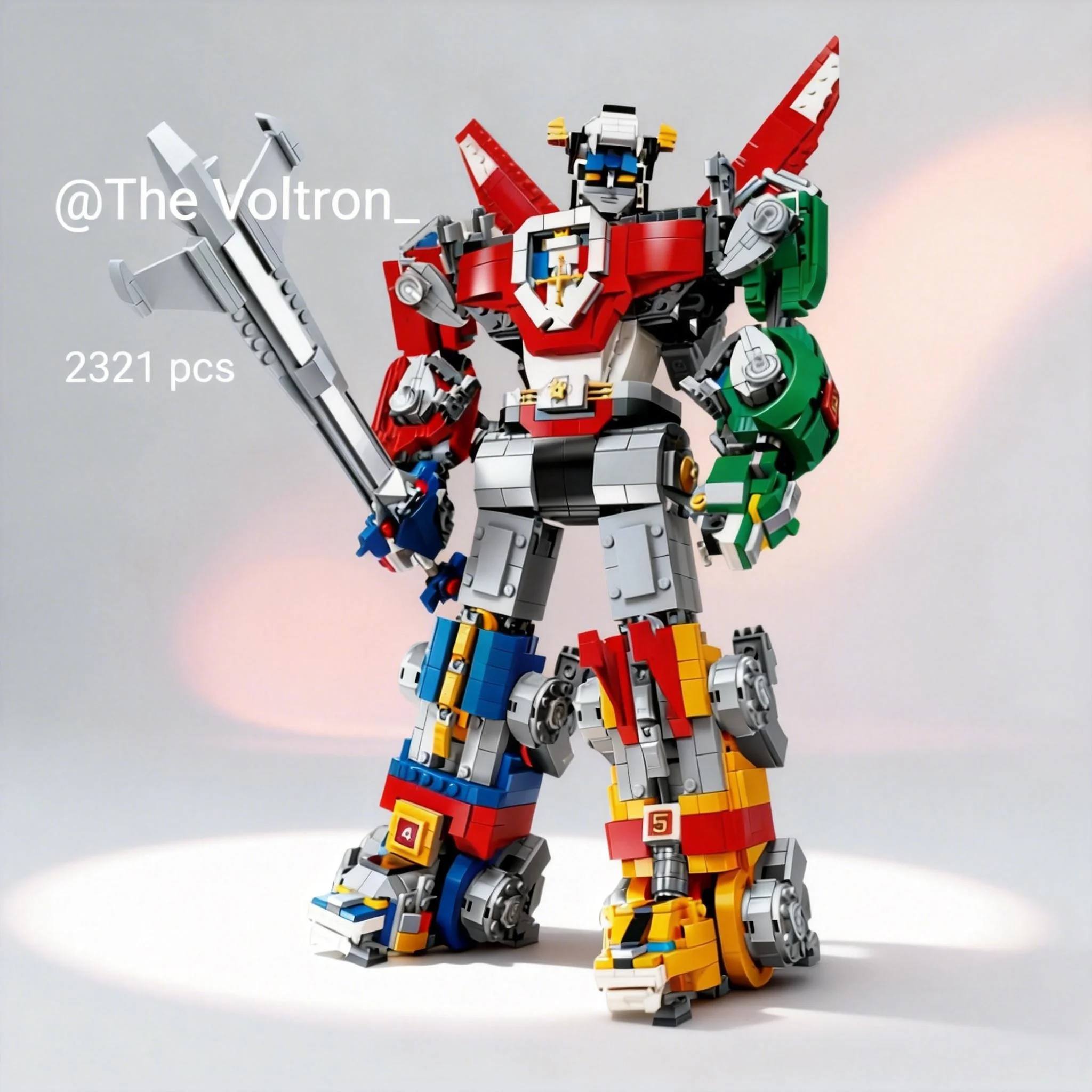 

Classic Model Fit 21311 Voltron Deformable Model 5 In 1 Bricks Defender of The Universe Building Blocks For Kids Birthday Gifts