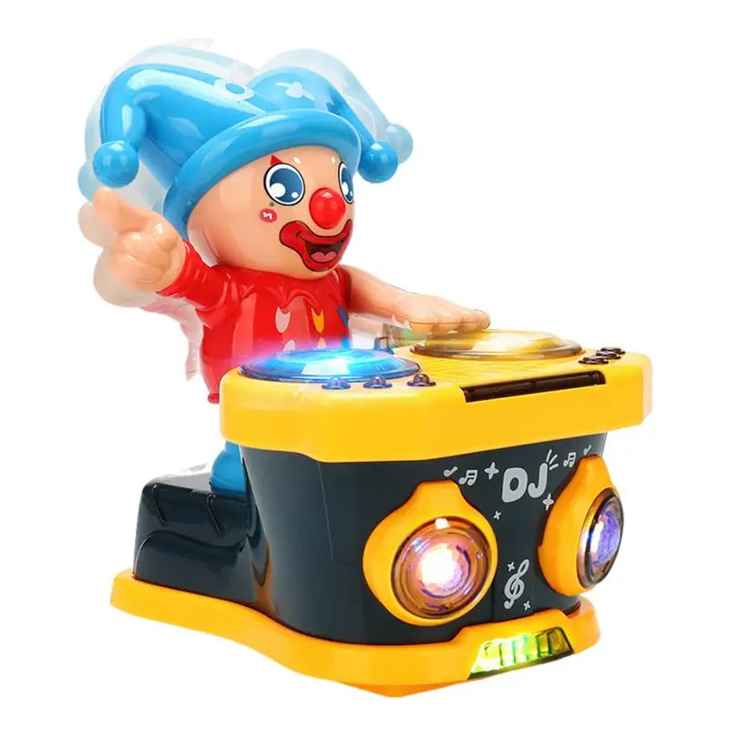 Jouets de clown électrique avec batterie, figurine de clown musical, amélioration du moteur, apprentissage précoce, 62