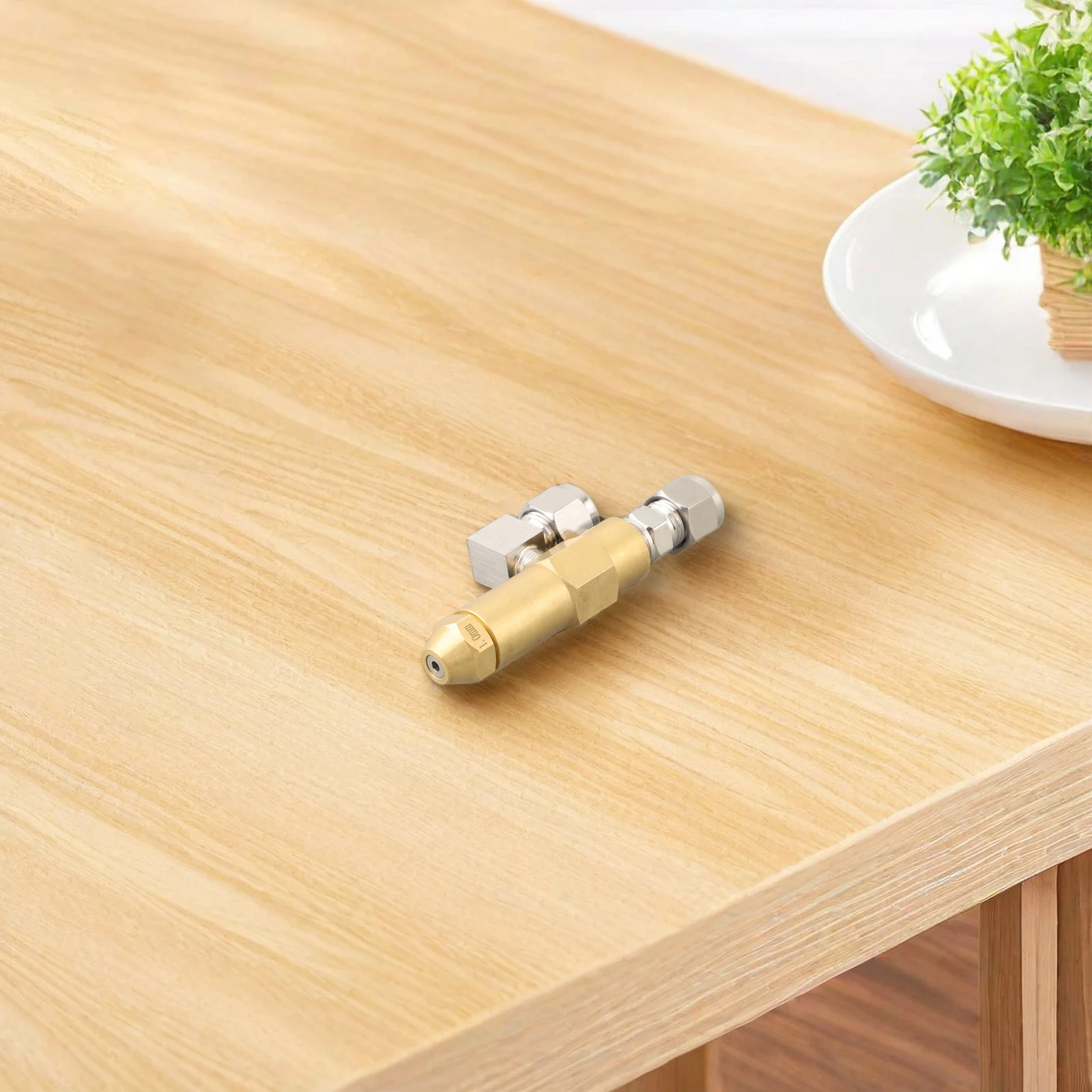 فوهة وقود التدفق القابلة للتعديل لموقد زيت النفايات مناسبة للزيت الخام والوقود الكحولي 0 5 مللي متر إلى 3 0 مللي متر قطر التجويف