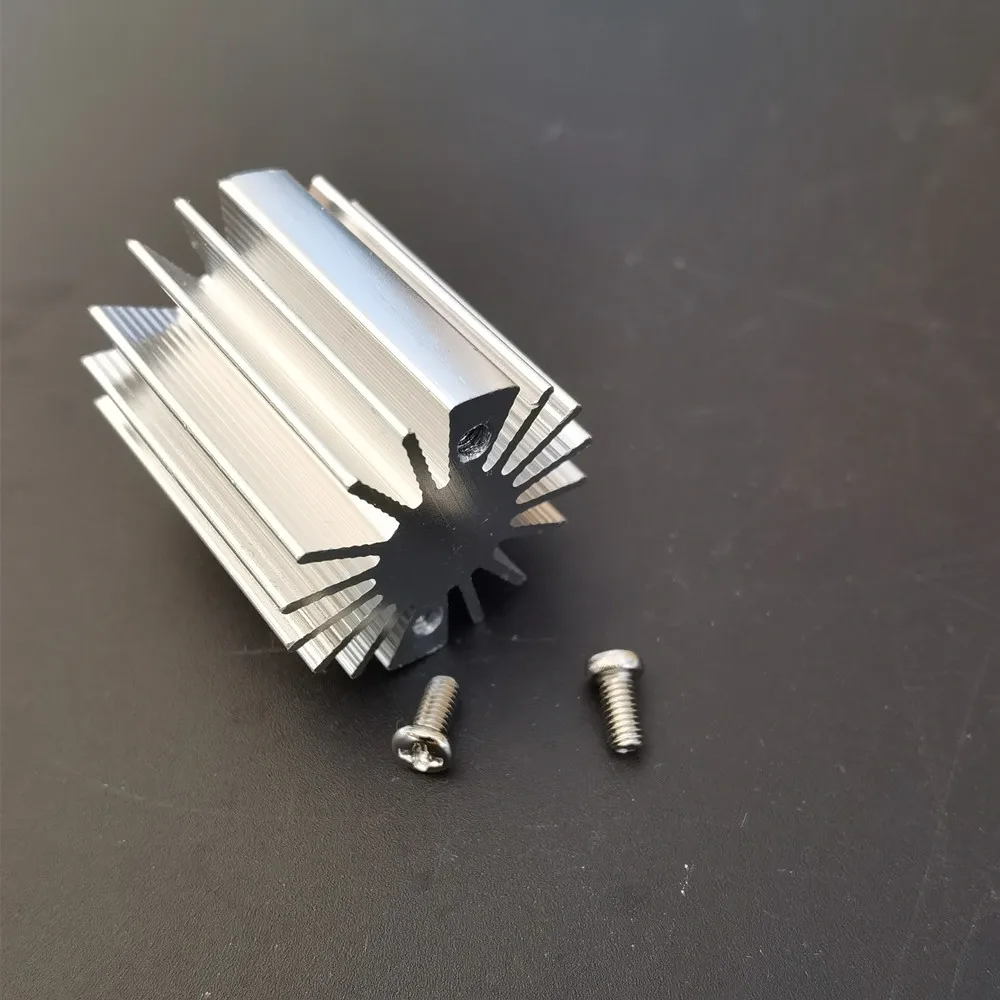 OD 28mm height 30mm Aluminium Heatsink Round for 1W 3W 5W High Power led For DIY customize sizes wholesale price