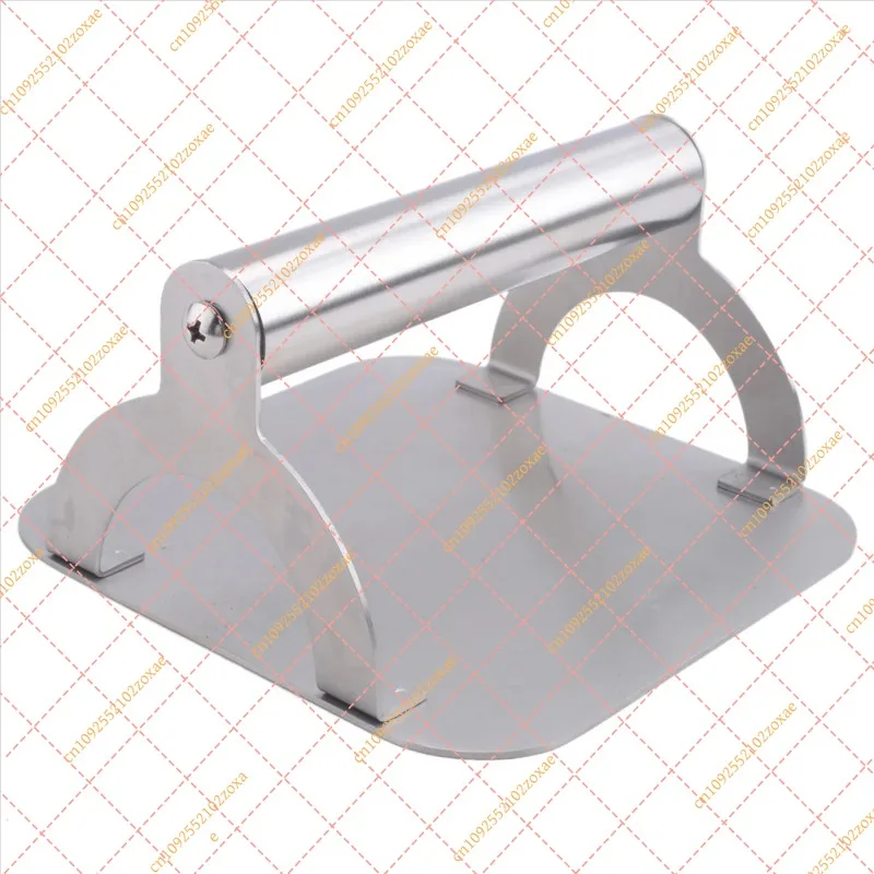 LF Heavy Duty Stainless Steel Steak Weight Bacon Press with Handle, Commercial Grade Grill Burger Smasher Kitchen Tool