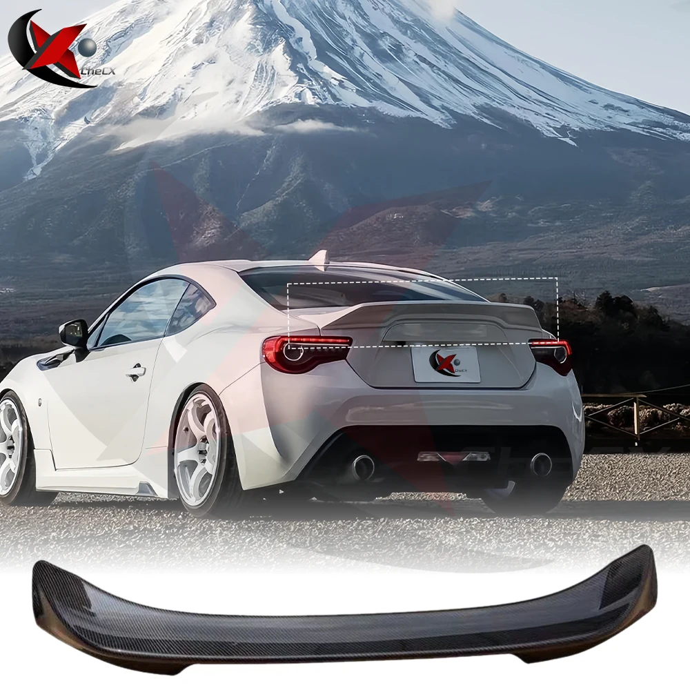 

For Subaru BRZ For TOYOTA GT86 Car Rear Wing Trunk Lip Spoiler TRD Style Gloss Black ABS 2012 2013 2014 2015 2016 2017 2018 2019