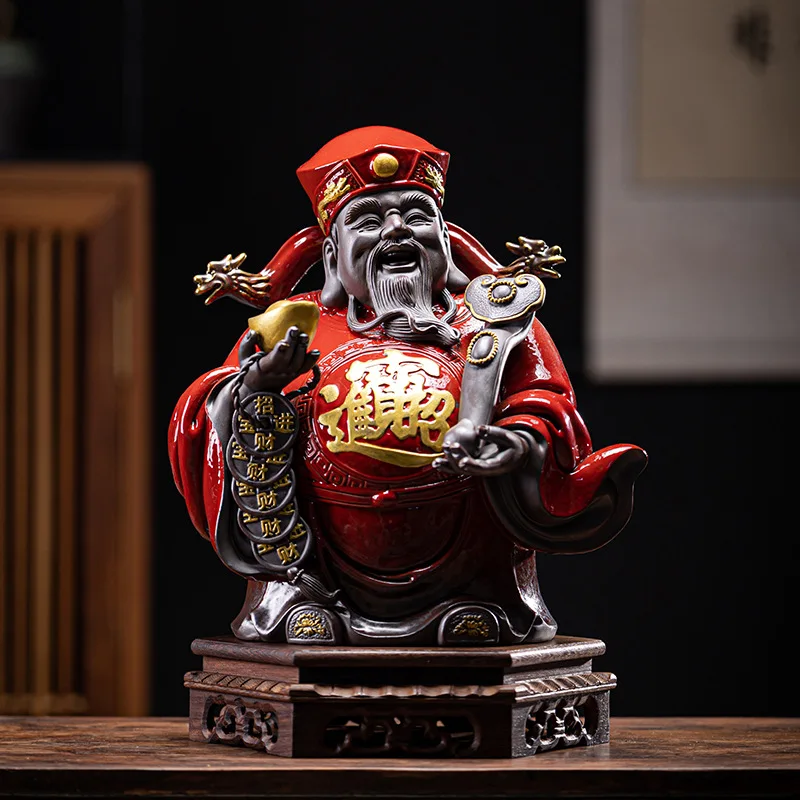 

Decorations for Home Large Ceramic God of Wealth Decorations Office Decorations Home Offerings Opening Gifts Zen Gifts