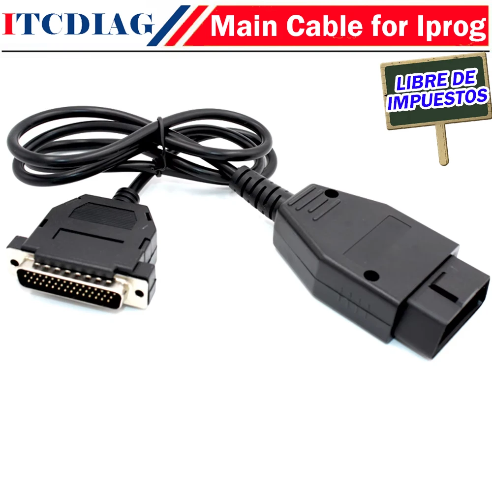 Cable Obd para IPROG + IProg Pro, programador compatible con IMMO/corrección de edad de millas/reinicio de Airbag, reemplazo de Carprog/Digiprog/Tango