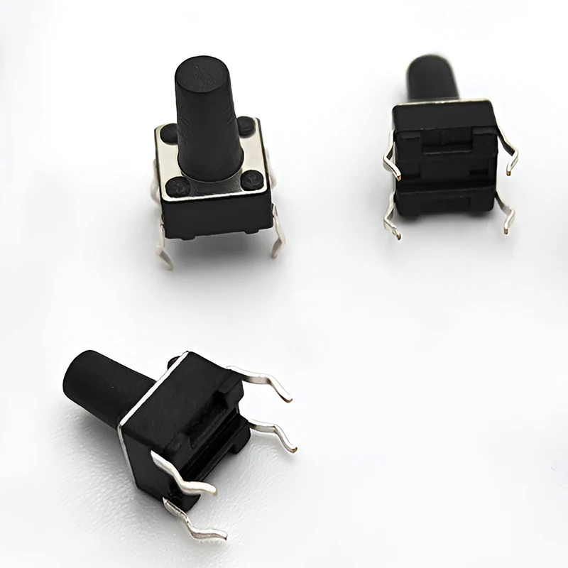5 stücke 6*6 Micro Schalter Taste 6x6x4,3/4,5/5/5,5/6/7/8/9/10/11/12/13/14/15/16/17mm 4-Pin Dc12V 50mA Tact Push Vertikale Unterbrecher – Detail 3