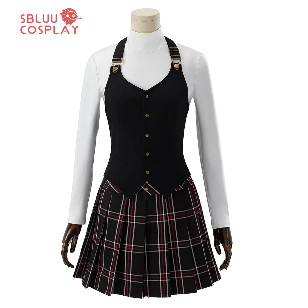 

SBluuCosplay Game P5 Queen Makoto Niijima Cosplay Costume School Uniform Halloween Carnival Party Outfit