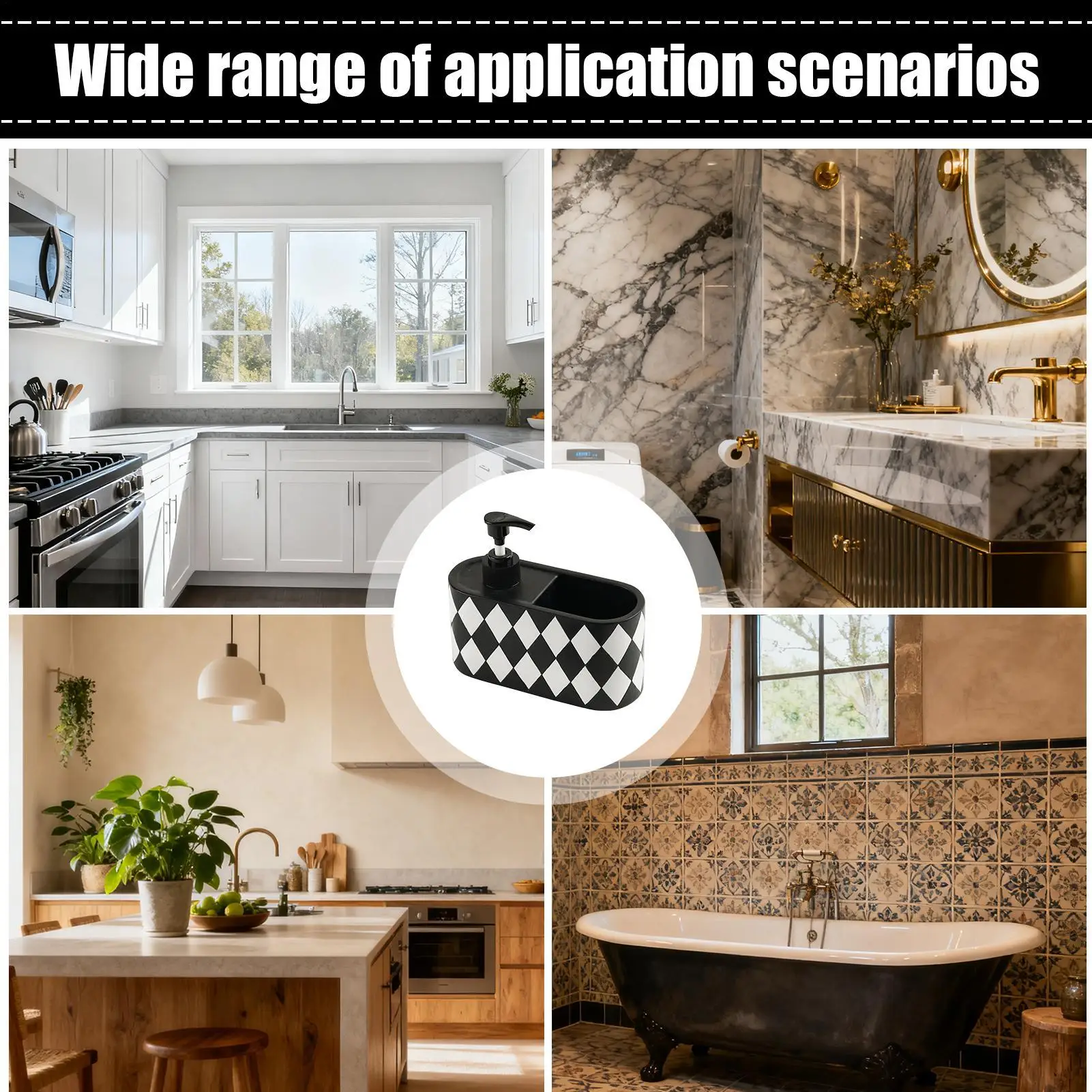 

Дозатор для мыла для рук, многоразовая бутылка с насосом и держателем для губки, кухонная тарелка, дозатор мыла, насос-контейнер для жидкого лосьона