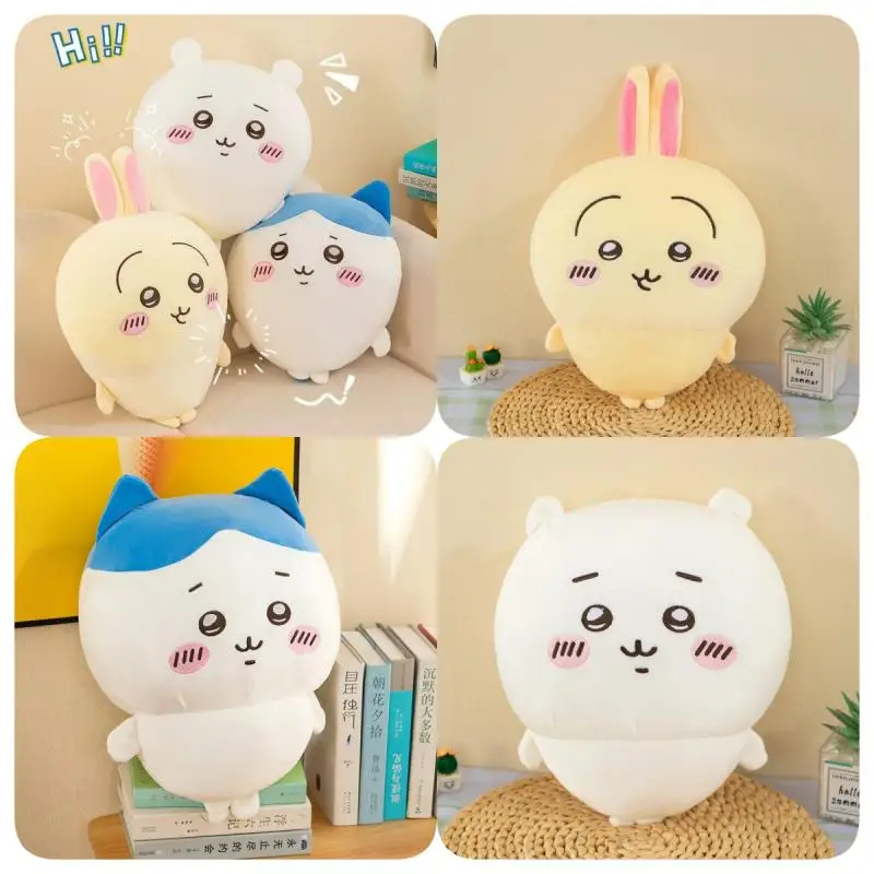 New Cute Anime Chiikawa Series Plush Doll Cartoon Small Eight Sofa Soft Pillow Decoration Childrens and Girls Toys Birthday Gift