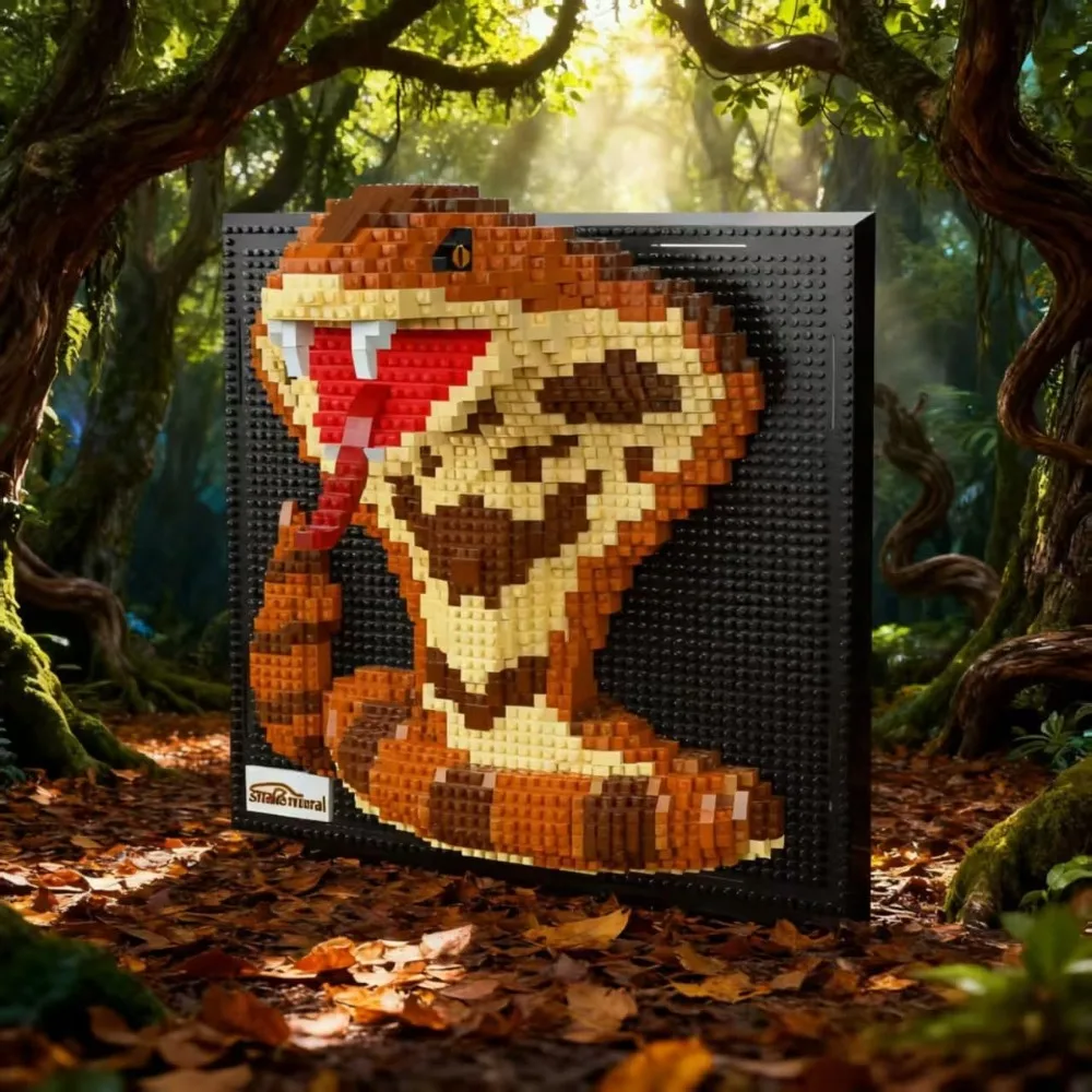Blocs de construction décoratifs, décoration intérieure, mini kit de construction de blocs, blocs de fixation, animaux 3D, kit de construction d'art mural, micro blocs de construction pour la maison et le bureau, cadeau créatif pour adultes et adolescents (1533 pièces)