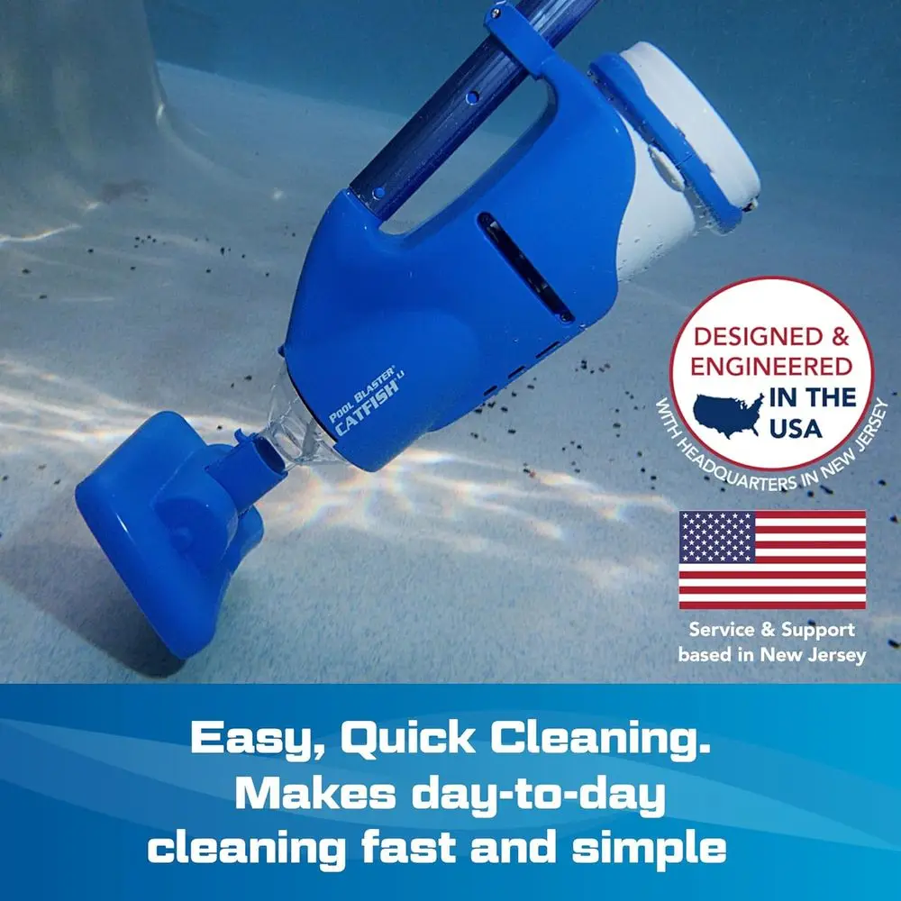 Wireless Handheld Pool Vacuum for Quick Spot Cleaning, Ideal for Hot Tubs, Spas, and Above/Inground Pool Steps, Rechargeable wit