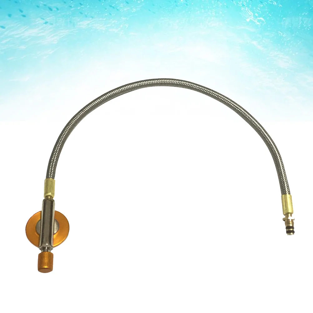 

Split-type Camping Burner Conduit Durable Universal Stove Gas Furnace Hose Pipet (30CM) Burner Conduit Valve