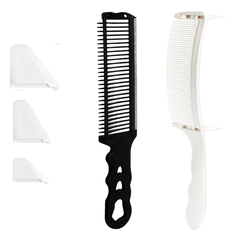 Y1UF 2x Hairdressing Comb S Hair Comb Set Hair Cutting Positioning Comb