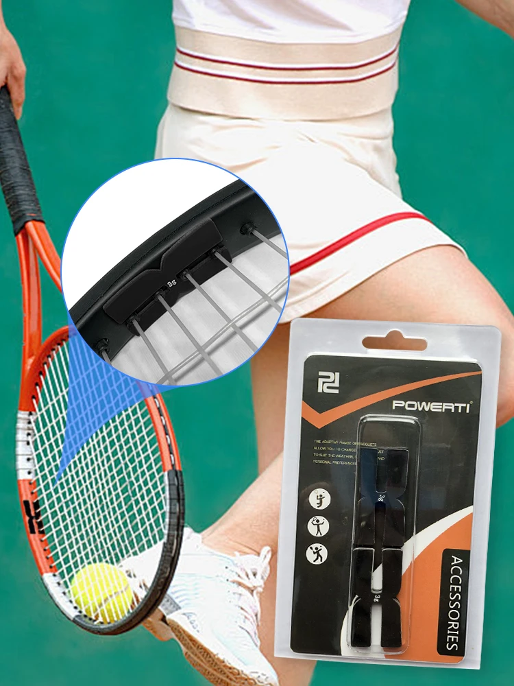 6 pçs 3g fitas de raquete de tênis de silicone raquete de badminton tiras de equilíbrio de peso em forma de h para tênis badminton acessórios