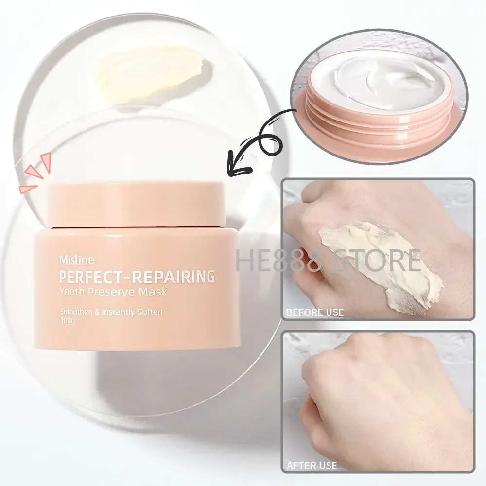 Mistine Perfect-repairing Youth Preserve Mask 100g Smoothen Instantly Soften Nourishing Brightening Skin Moisturizing Skin Care