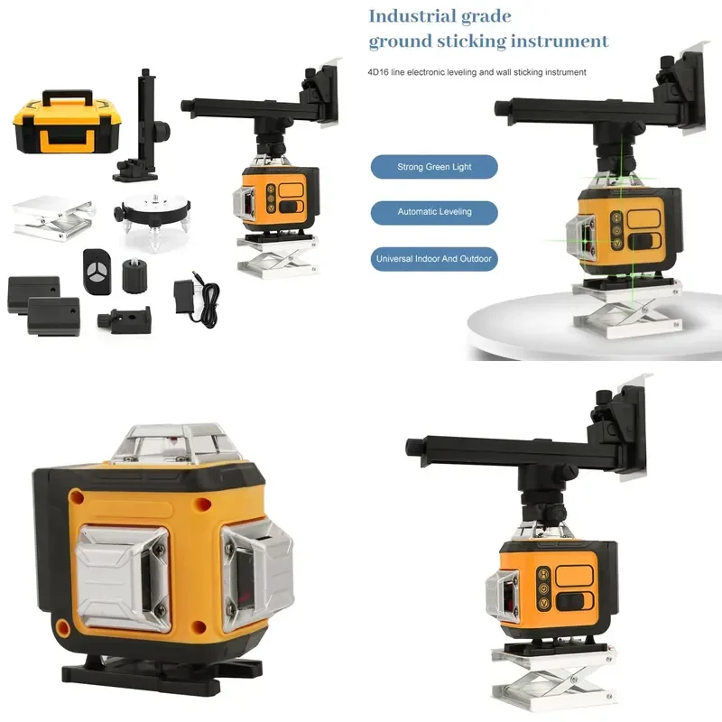 【CHIMU HOME】 16-Line Green Level with 2mm Accuracy at 7m for Indoor Marking